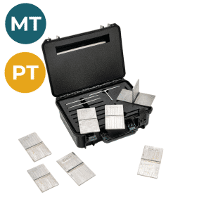Dual purpose magnetic and penetrant set