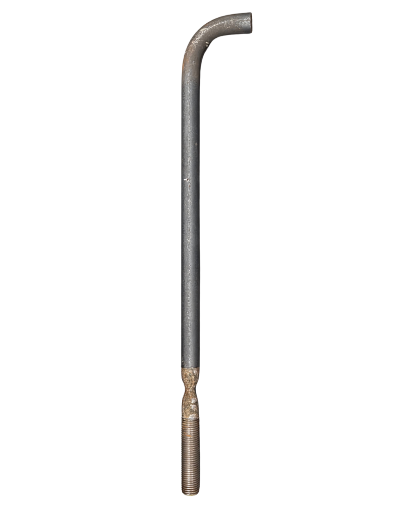 Custom corrosion specimen for ultrasonic testing of anchor bolts